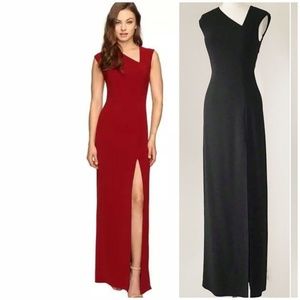 Halston Heritage Red and Black Women Dresses